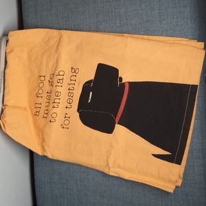 All Food Must Be Sent To The Lab For Testing Towel Cotton Kitchen Dish Hand NWT